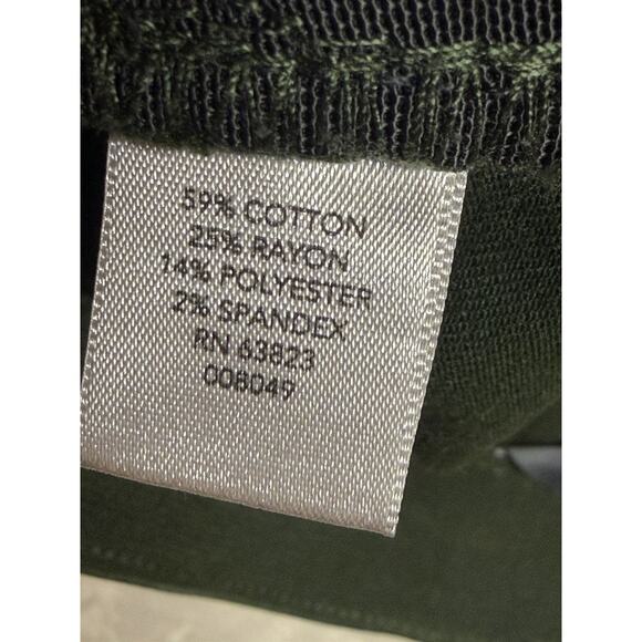 Christopher And Banks Pants Women’s Size 6 Short Signature Slimming Olive Green - Picture 7 of 13